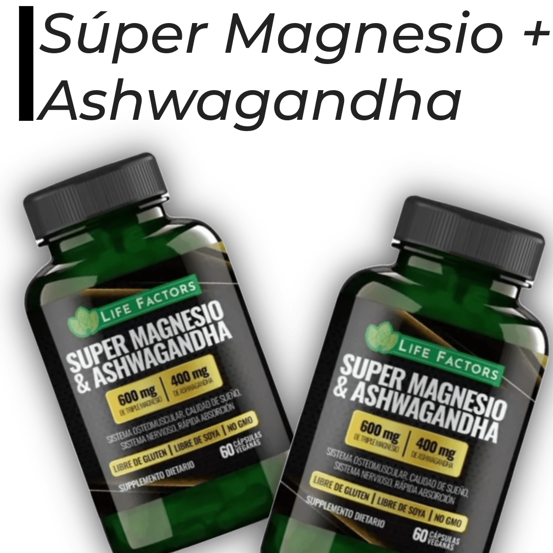 SUPER MAGNESIO & ASHWAGANDHA - nutrybelleze