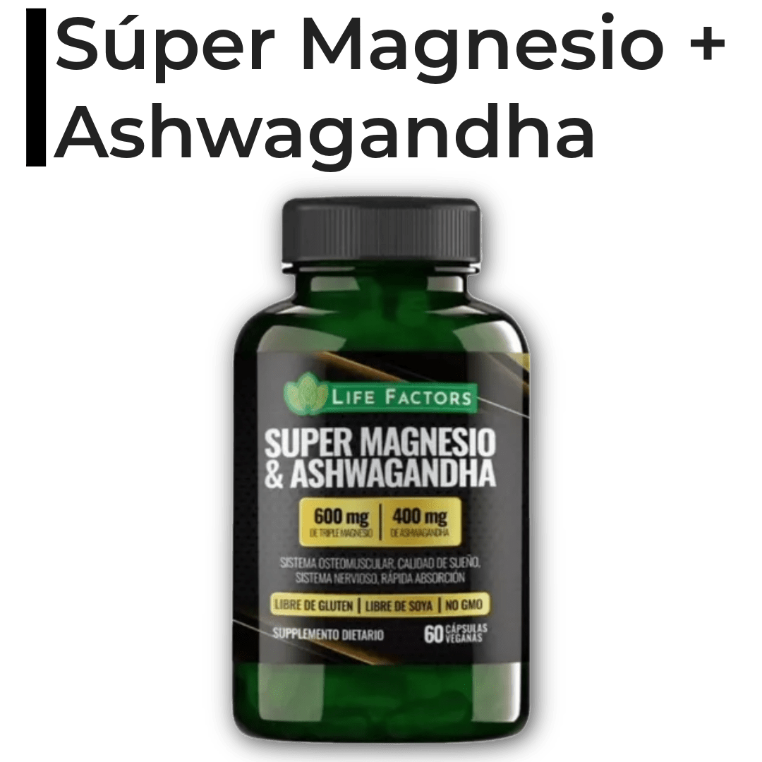 SUPER MAGNESIO & ASHWAGANDHA - nutrybelleze