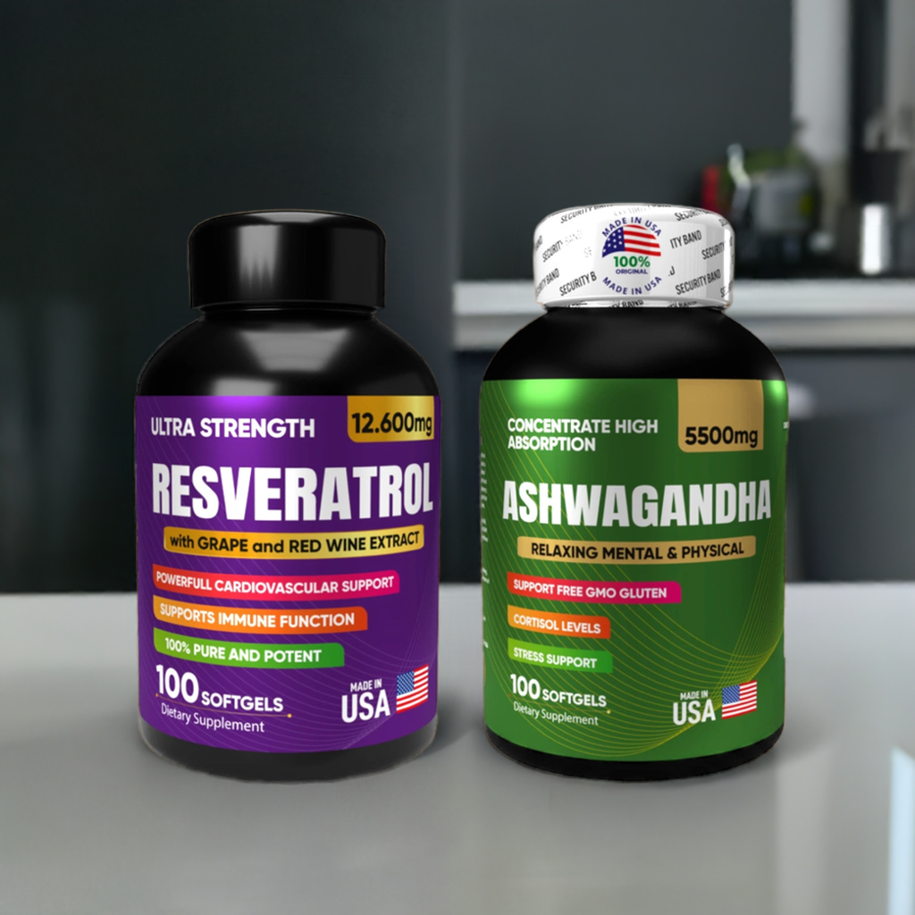 COMBO RESVERATROL Y ASHAWANDHA